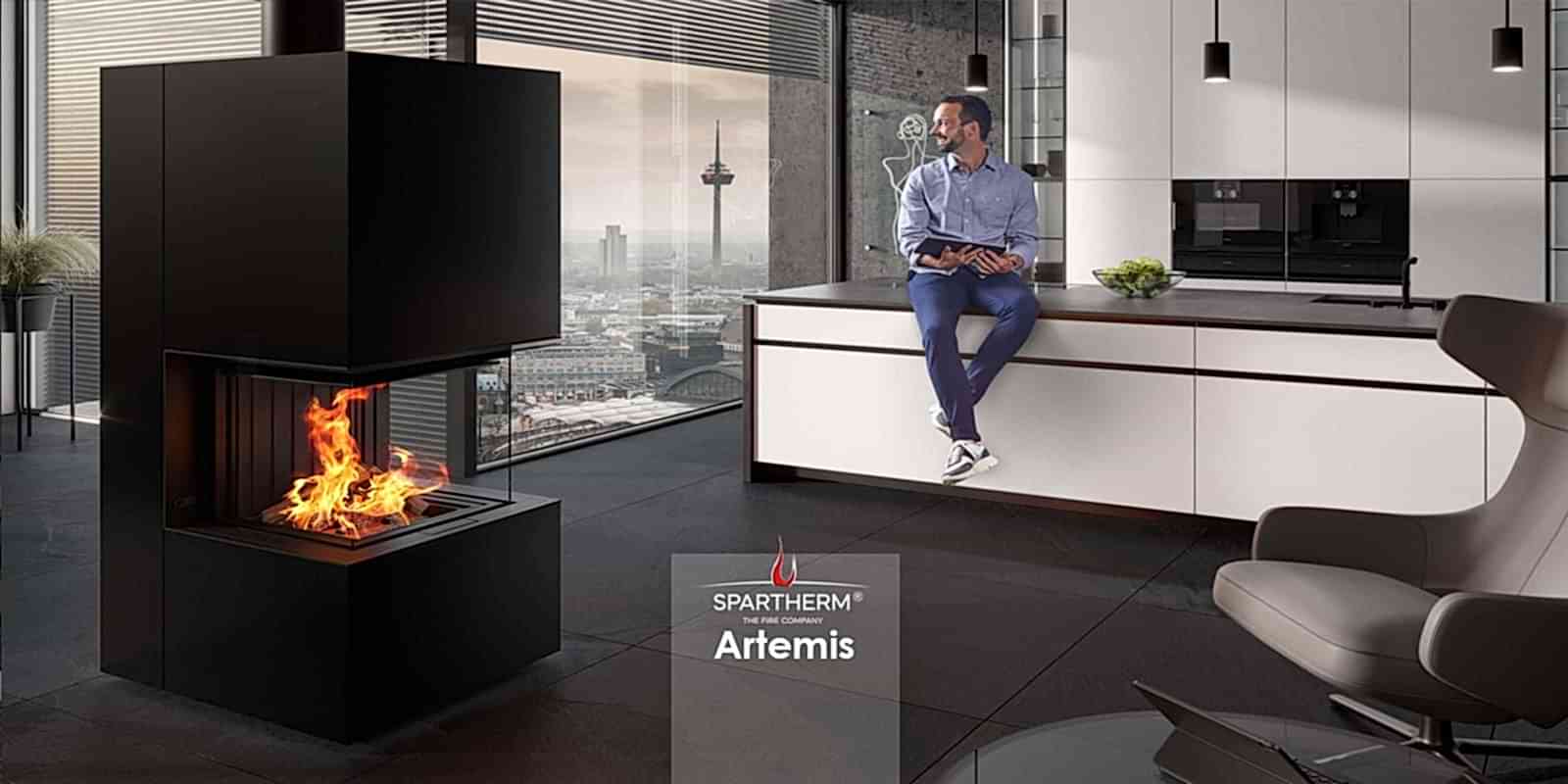 Artesmis Odunlu Şömine 
